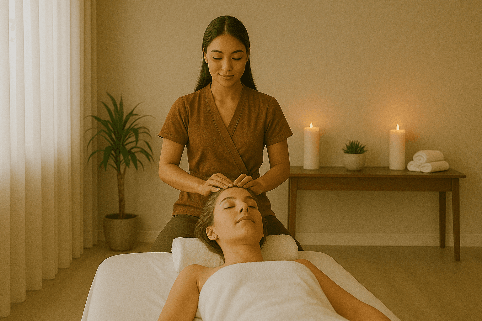 Head, Shoulder & Back Massage