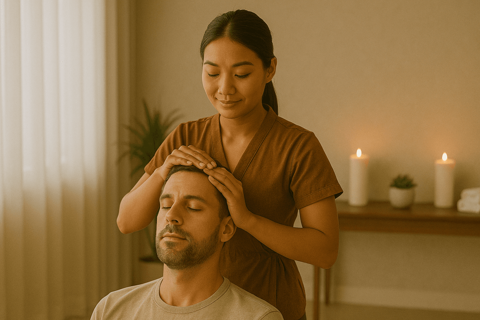 Head, Shoulder & Back Massage