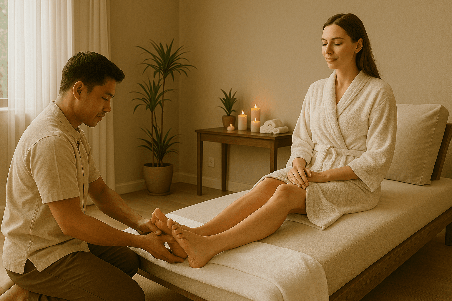 Foot Massage & Head Massage